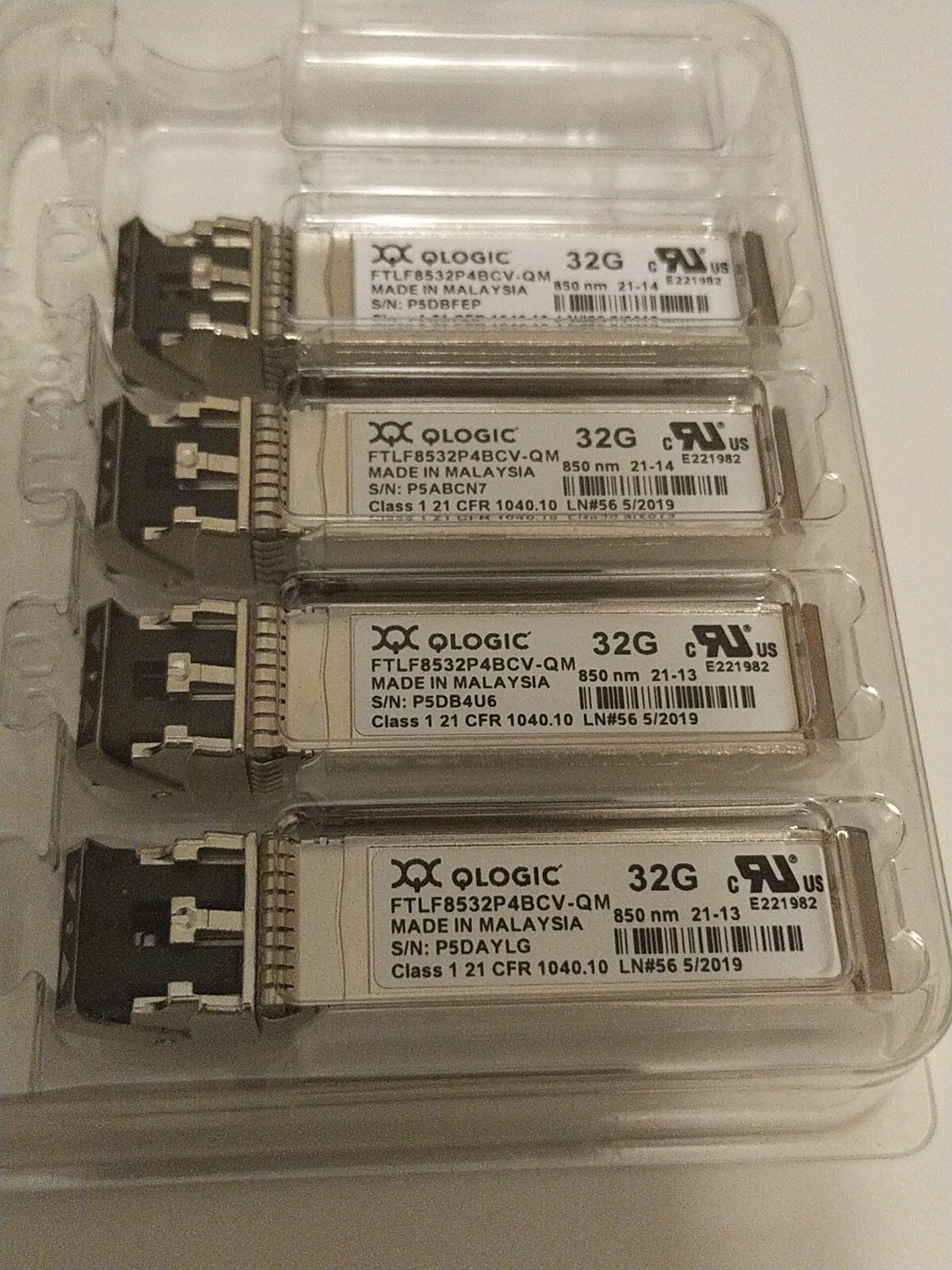 Qlogic FTLF8532P4BCV-QM SFP28 SR 32G Fiber Channel 850nm 100m over LC MMF