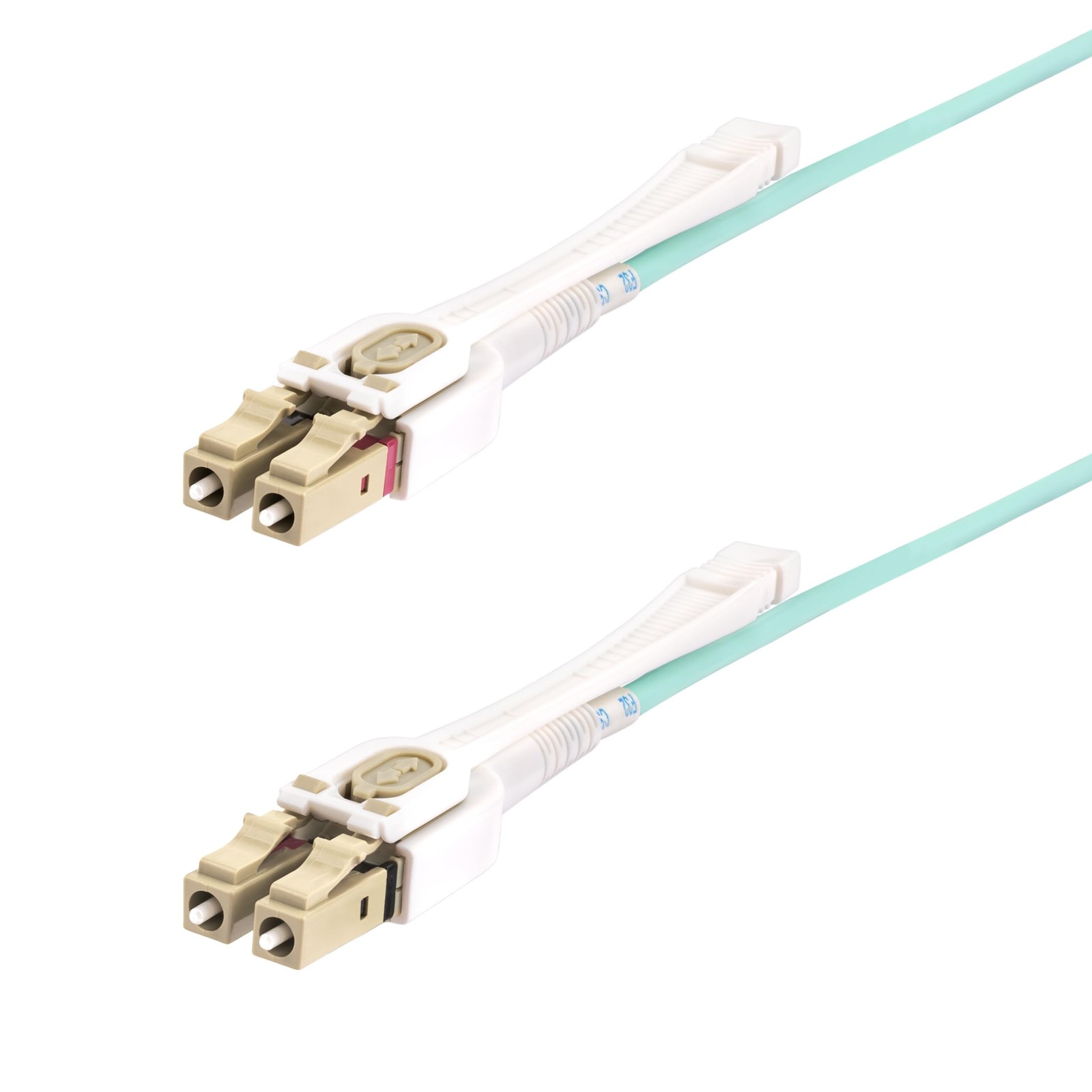 StarTech 4m (13ft) LC (UPC) OM4 Multimode Fiber Optic Cable w/Push Pull Tabs