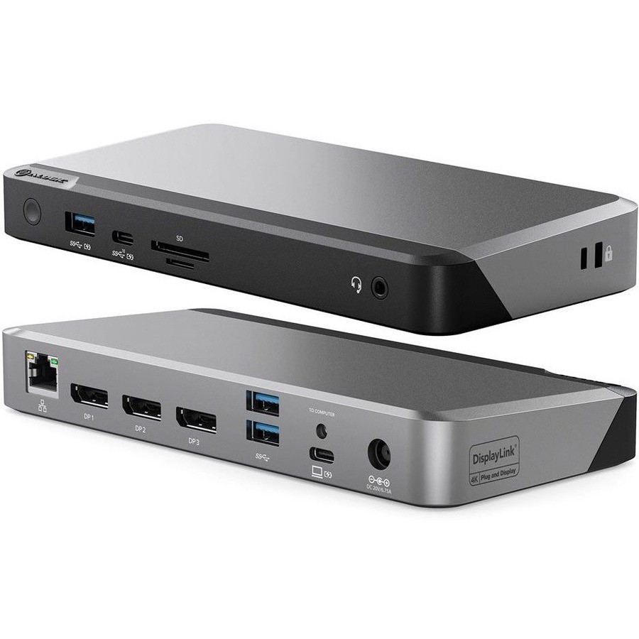 Alogic DX3 Triple 4K Display Universal Docking Station w/100W Power Delivery