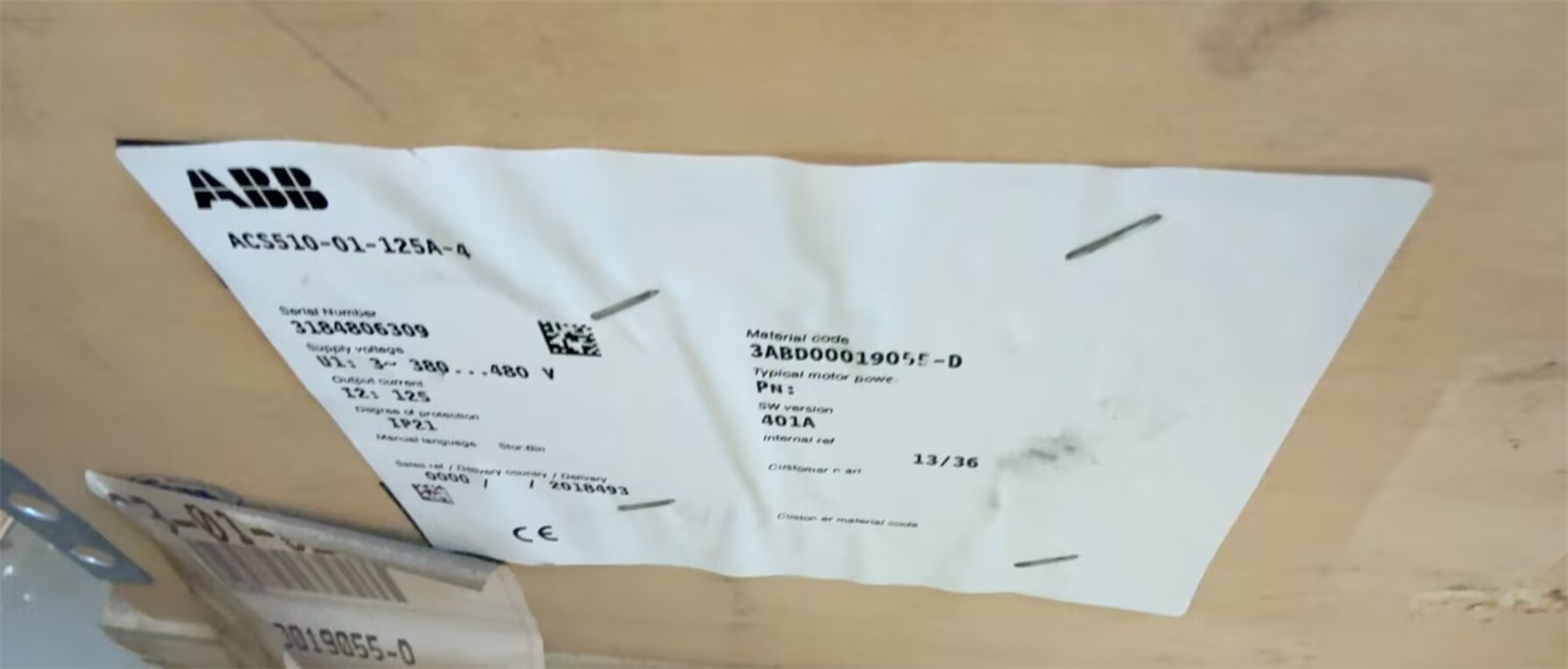 1PC New ABB ACS510-01-125A-4 Frequency Inverter fedex or DHL