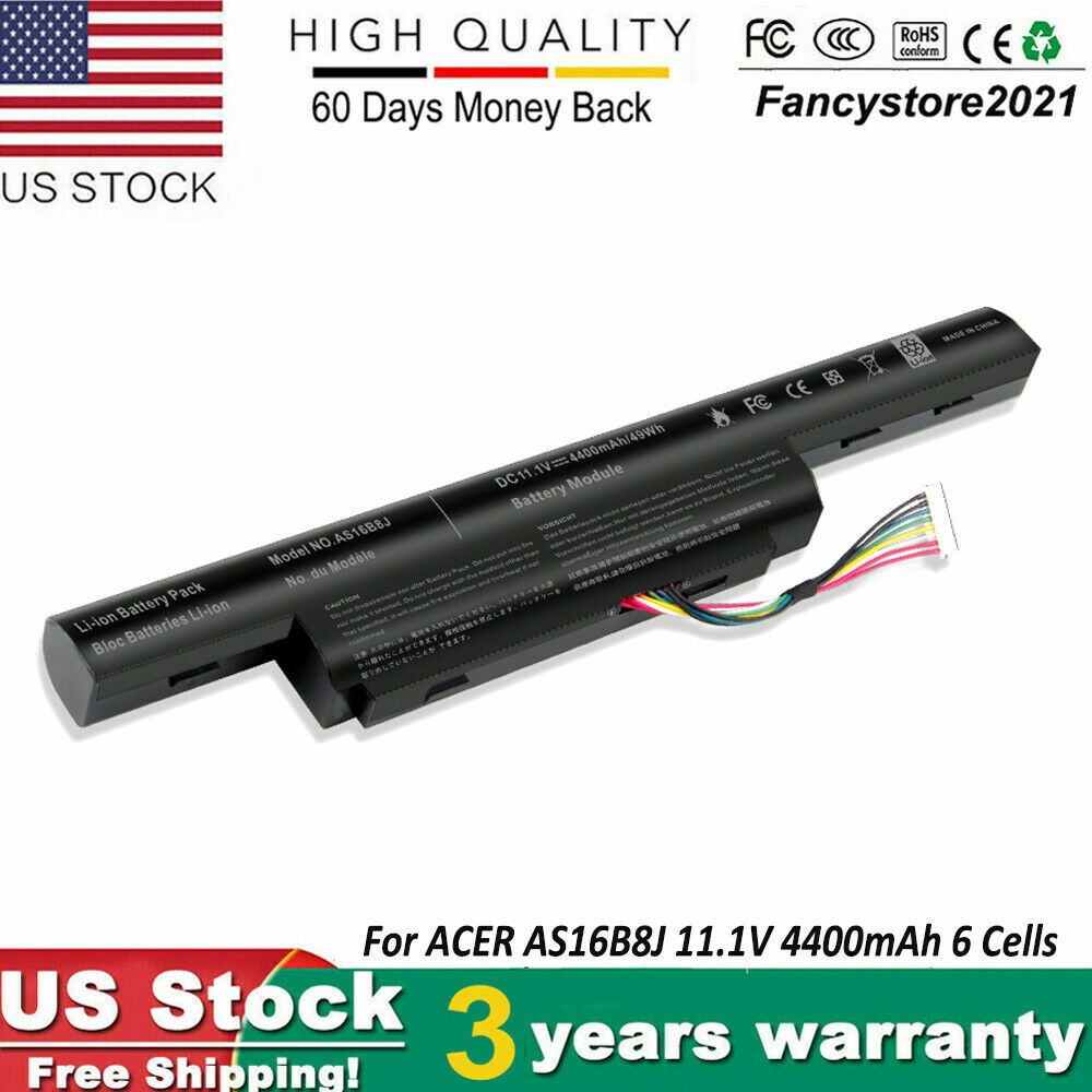 AS16B5J AS16B8J Battery for Acer Aspire 15.6" E5-575G E5-575G-53VG E5-575G-75MD 