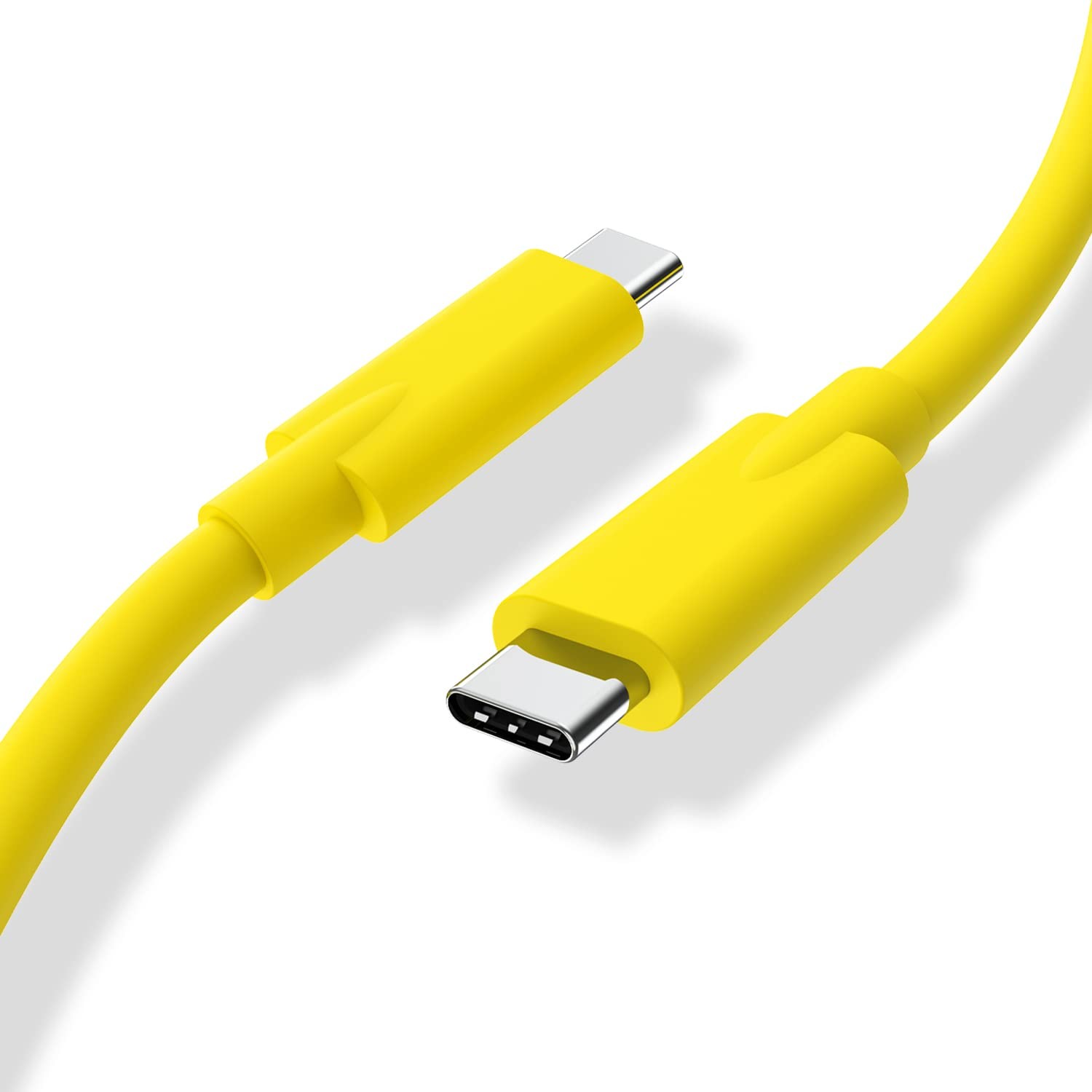Easonunion USB C to C 3.1 Gen 2 Cable with 100W 3.3ft(1m), Yellow