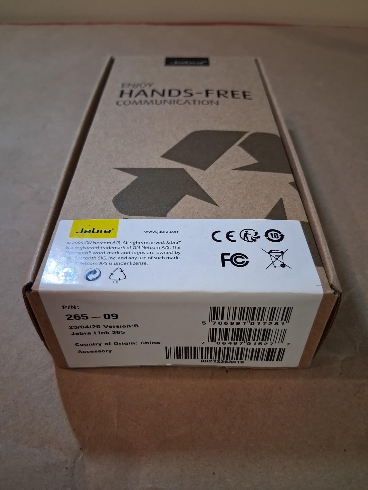 Jabra Link 265 USB QD Y-Training Cable Splitter Headset Adapter Supervisor New