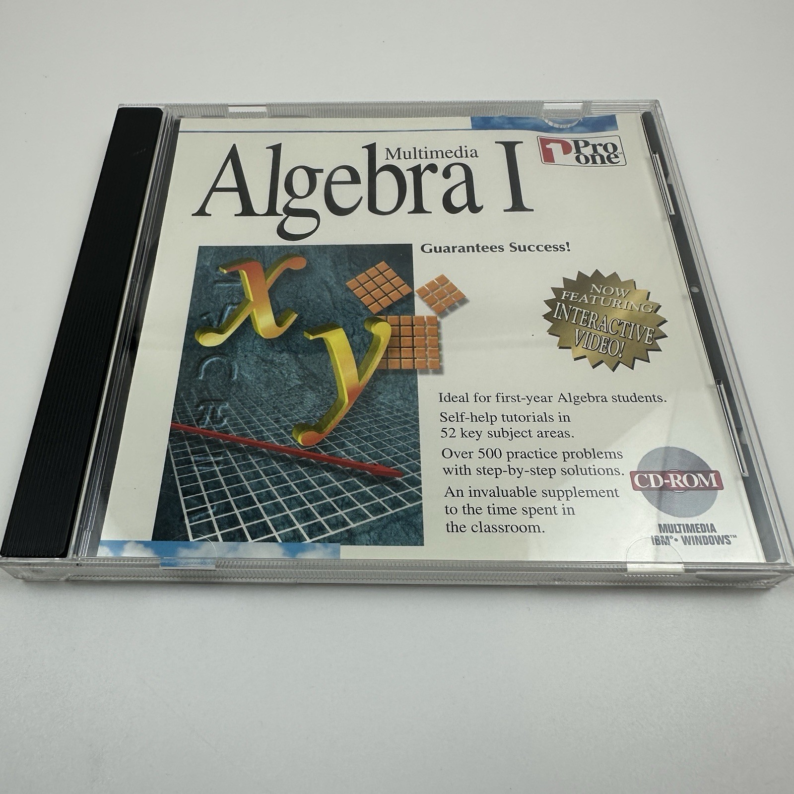 Pro One Mathematics Algebra I High School Math CD-ROM Windows
