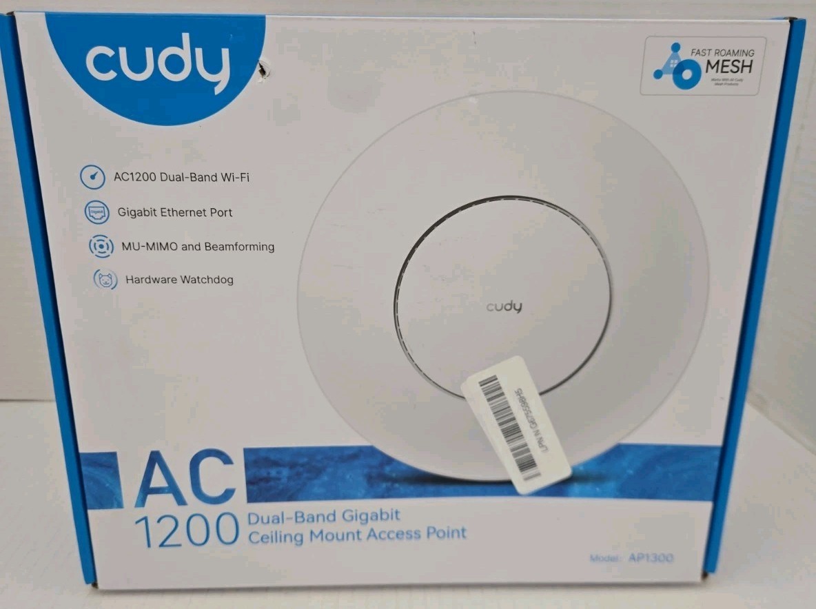 Cudy AC 1200 Dual Band Gigabit Ceiling Mount Access Point