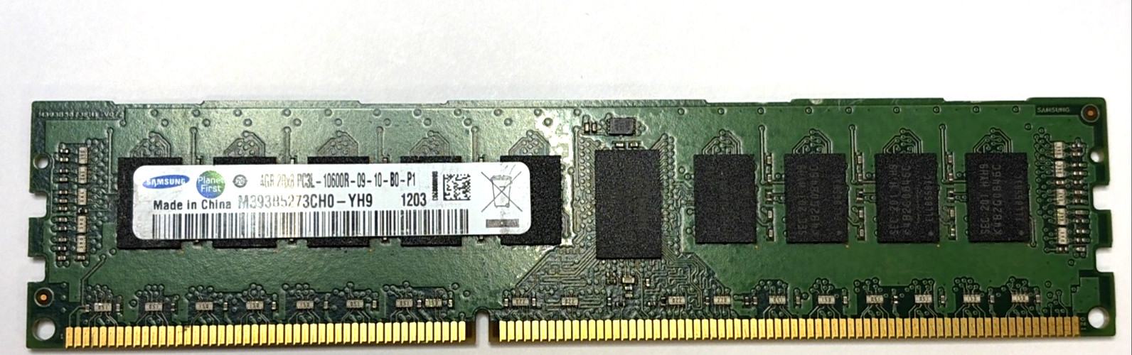 ✅ Gordon Gekko Holdings ✅ Samsung 4GB DDR3-1333 ECC RDIMM (M393B5273CH0-YH9) 