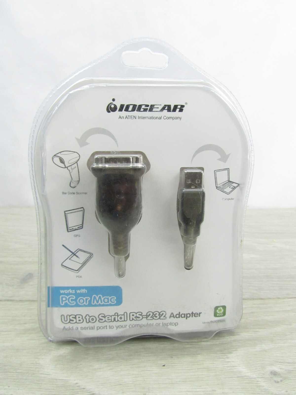 IOGEAR USB PDA/SERIAL ADAPTER (GUC232A) Black Tested & Ready