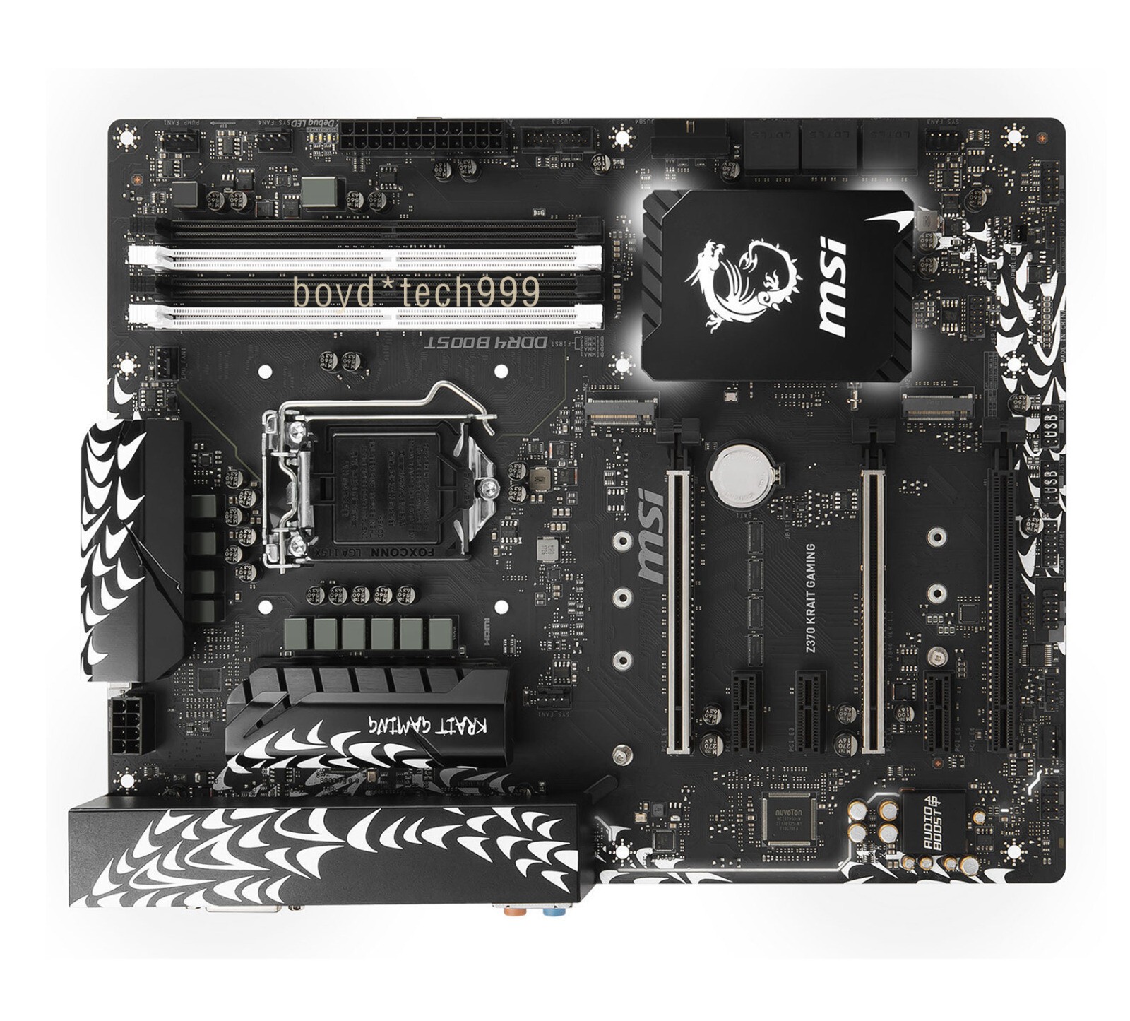 MSI Z370 KRAIT GAMING Motherboard LGA 1151 Intel Z370 DDR4 ATX DVI+HDMI+USB3.1
