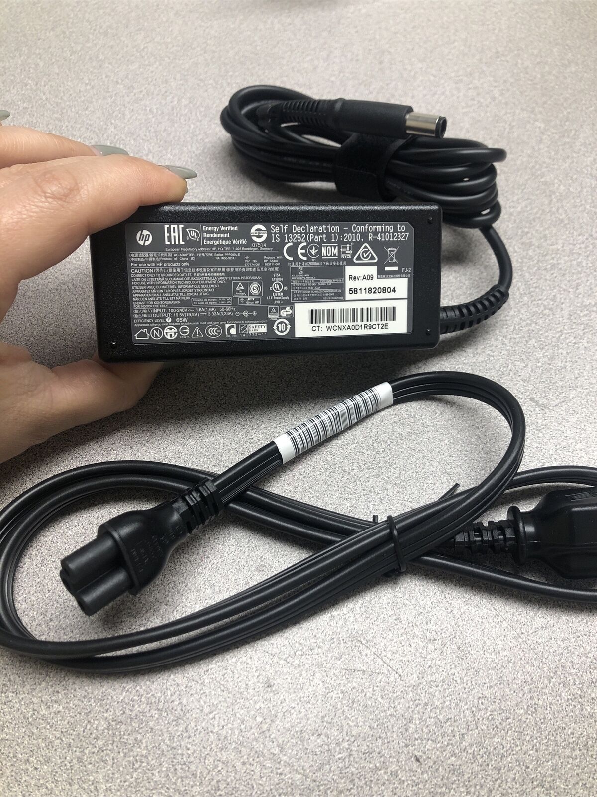 LOT OF 10X Genuine HP Laptop Charger AC Power Adapter  65W PA1650-32HJ