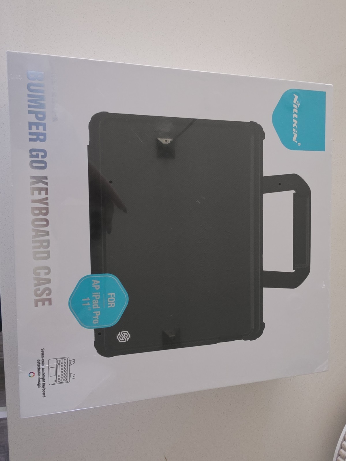 Nillkin Bumper Go Keyboard Case Ipad Pro 11 2024 7 Color Backlit Stand New