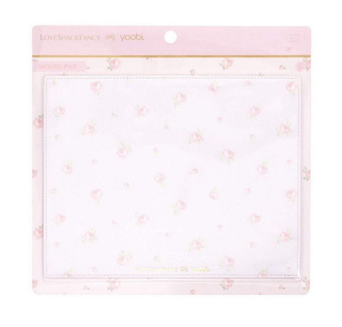 LoveShackFancy x Target - Yoobi Blooming Heirloom Mouse Pad Strawberry Macaroon