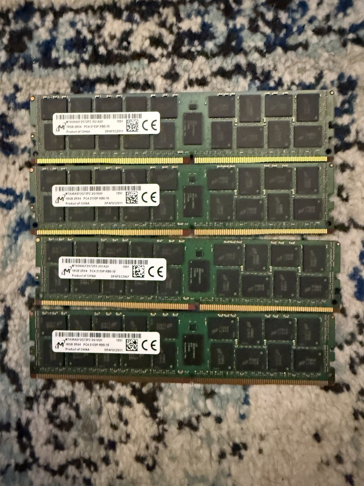 64GB MICRON (4x16GB) DDR4-2133MHz SERVER ECC RAM MTA36ASF2G72PZ-2G1A2II