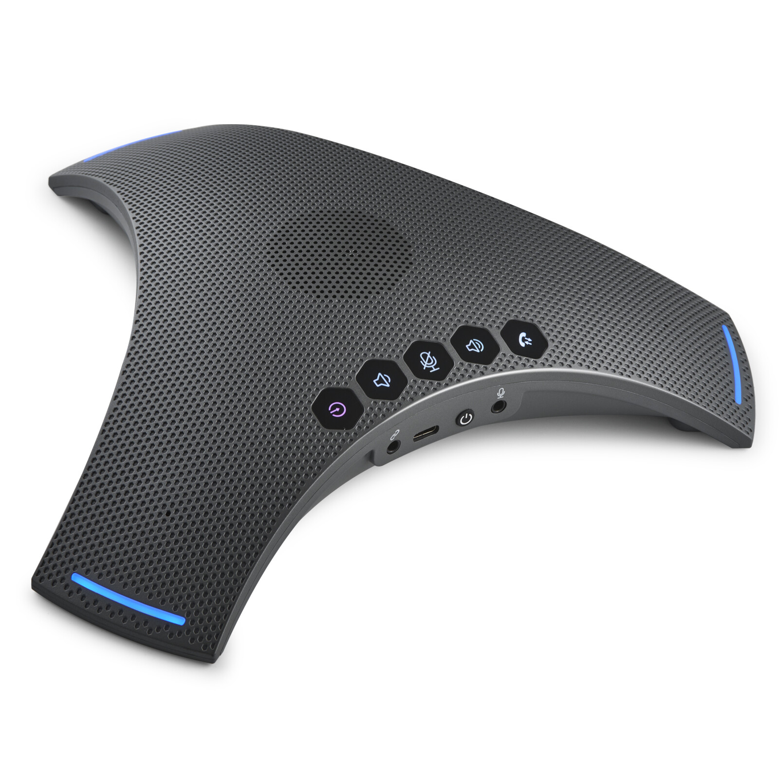 TOALLIN Wireless Speakphone 360° Voice Pickup Conference Microphones Mute Button