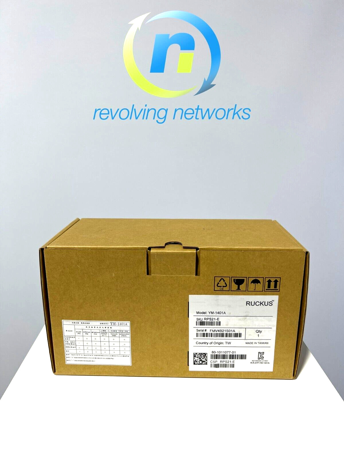 New Open Box Ruckus RPS21-E ICX 7550 NO-POE 400W AC PSU - 1 Year Warranty
