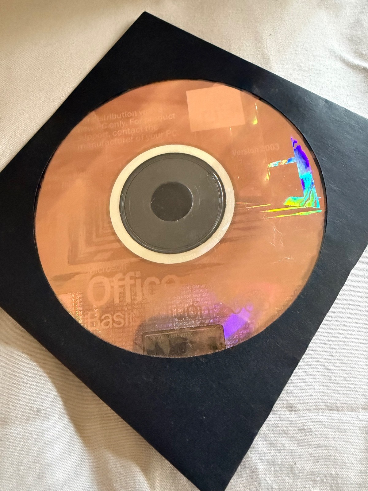 Unused NEW Microsoft Office Basic Edition 2003 CD with Activation Code