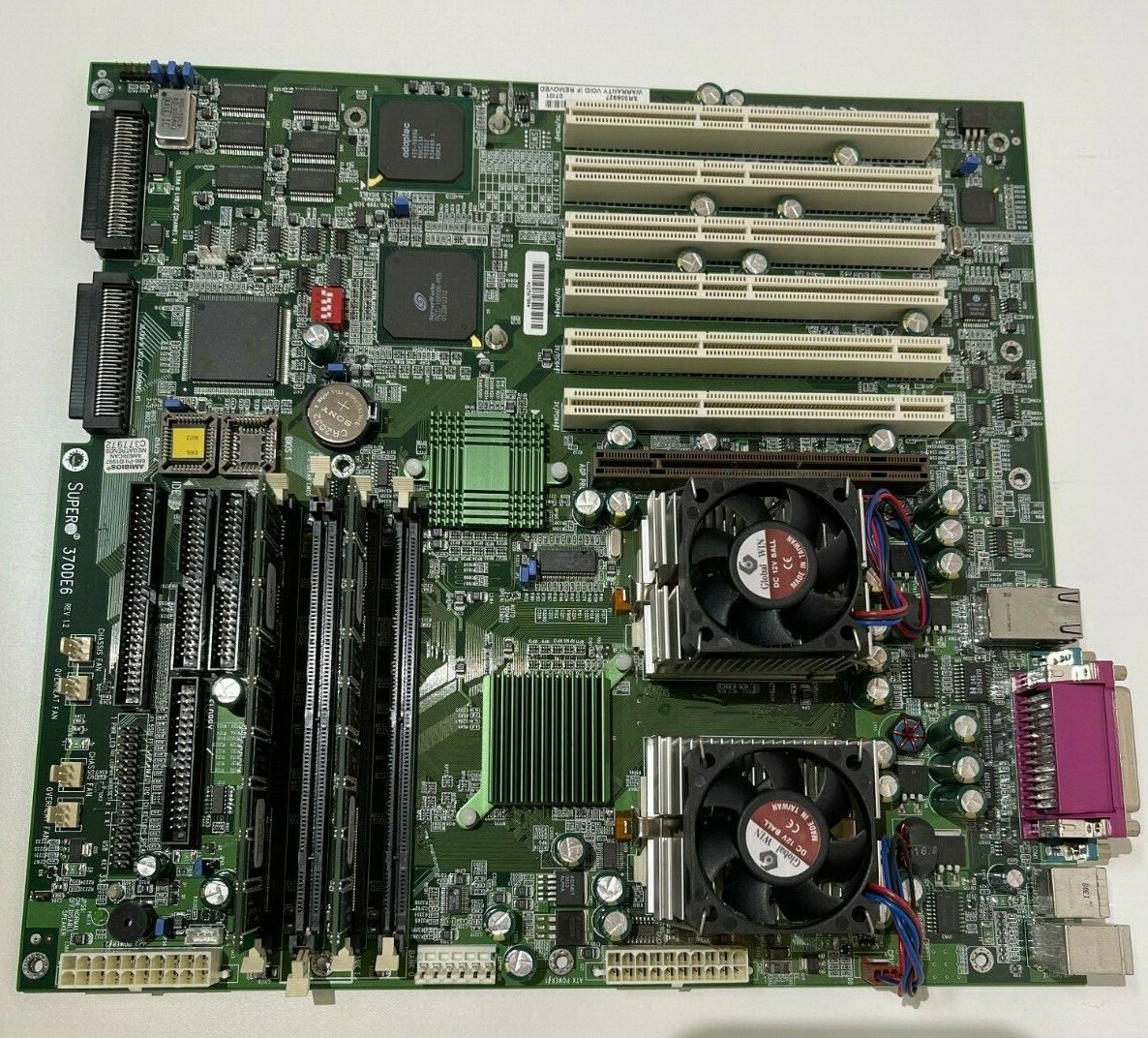 SUPER SUPERMICRO 370DE6 REV 1.2 Motherboard