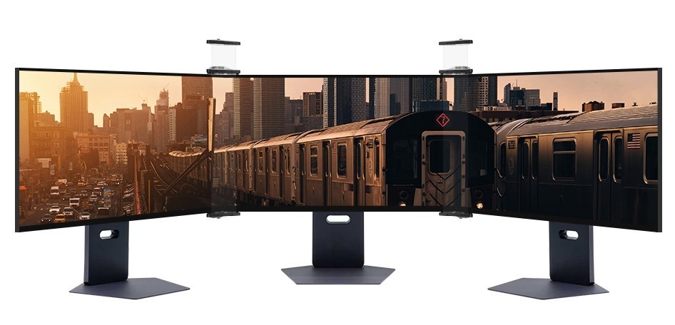 RACEBEAR 730mm/28.7" Bezel Free Kit for 35-55" Monitor Curved Screen