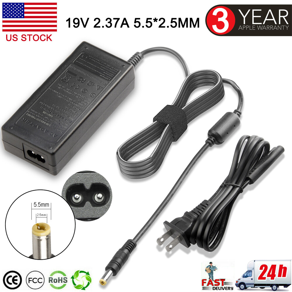 45W AC Adapter Charger For Toshiba Satellite A100 A105 A110 A135 A200 A205 A305