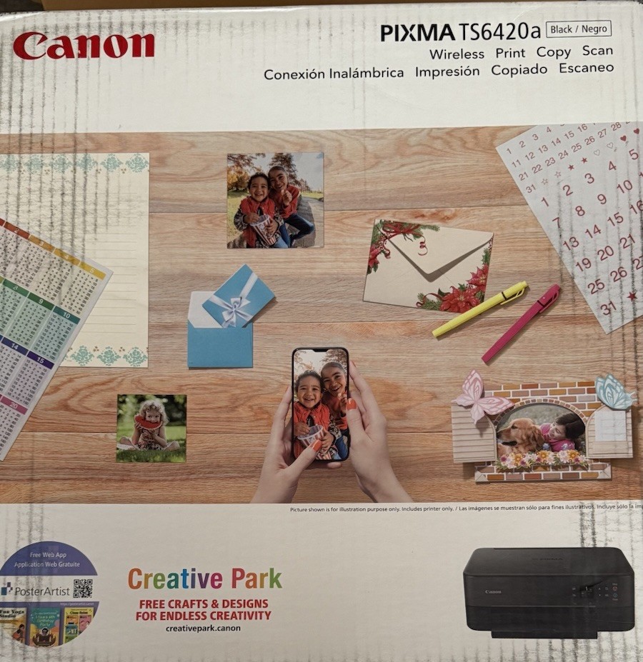 NEW Canon PIXMA TS6420a All-In-One Printer-Wireless-For Family Photo Printing