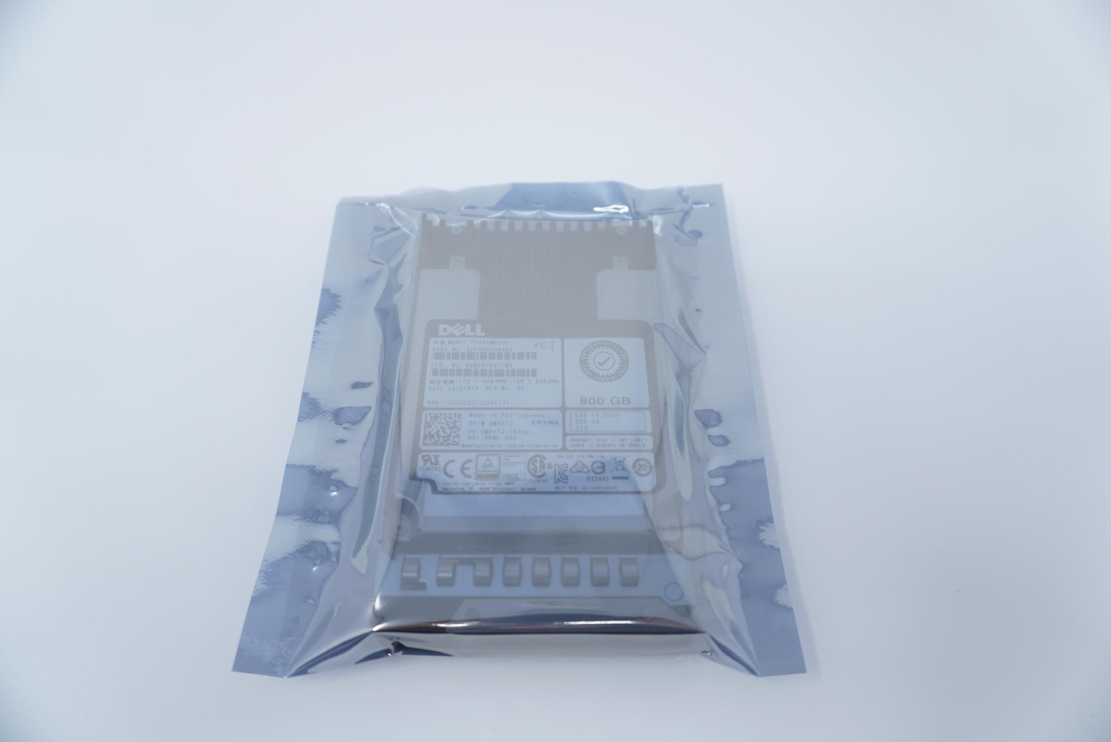 800GB SAS 2.5" 12G MU SSD Gen14 for Dell Server R240 R340 R540 R640 R740XD2 R840