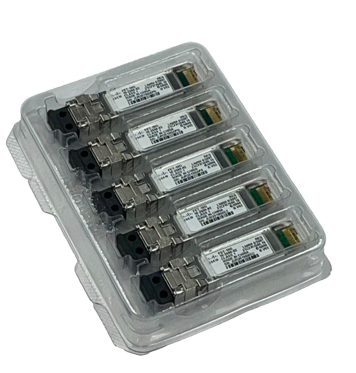 5x Cisco FET-10G 10-2566-02 10GbE Fabric Extender SFP+ Transceiver(NEW OPEN BOX)