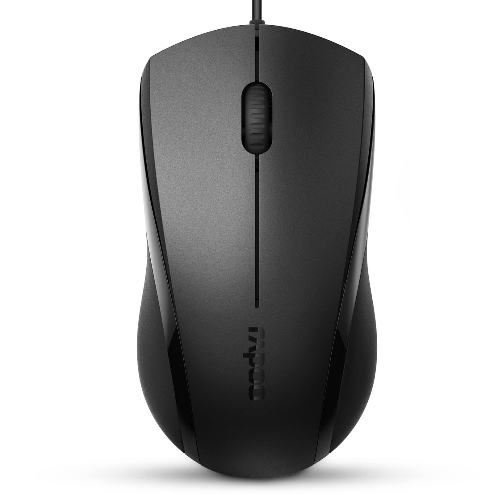 Silent Wired Mouse, 1000 DPI 5ft Cord Quiet Button Optical Computer Mouse, Le...