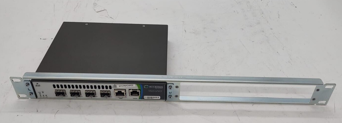Accedian MetroNID GT-S-DC 501-050-01 4-Port Network Switch