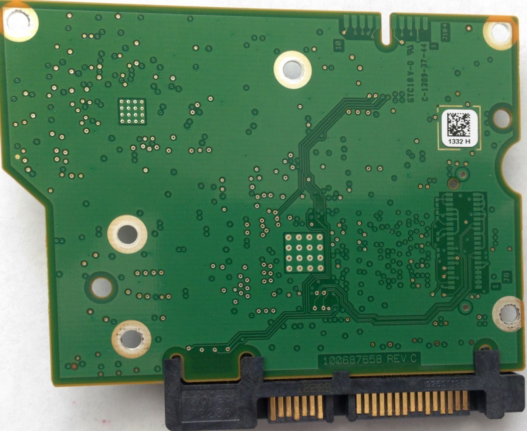 ST2000DM001 ST500DM002 HDD PCB hard drive circuit board No.: 100687658 REV C
