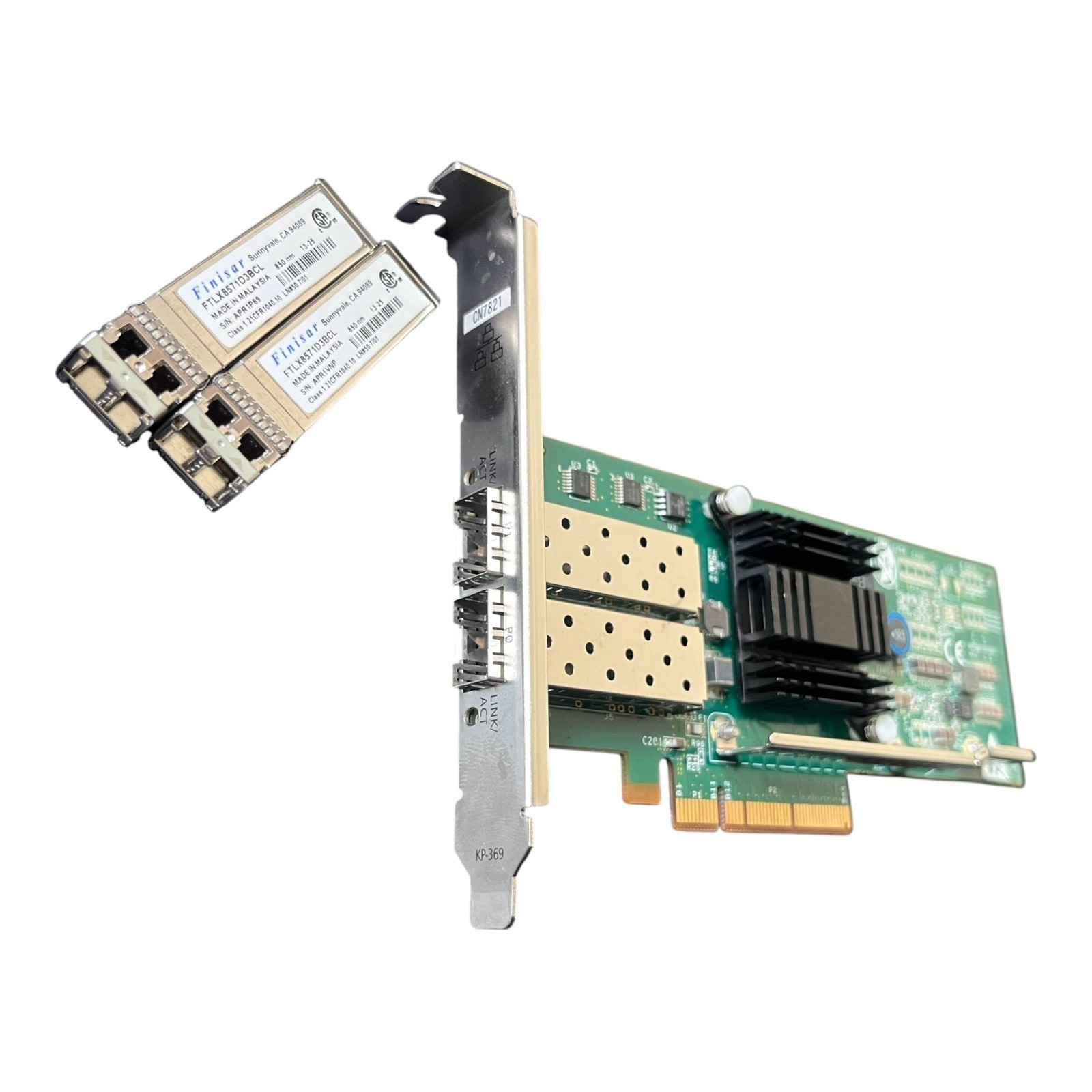 Silicom PE310G2SPT10-SR-HT Dual Port SFP+ 10GbE PCIe Server Adapter BCM57810S