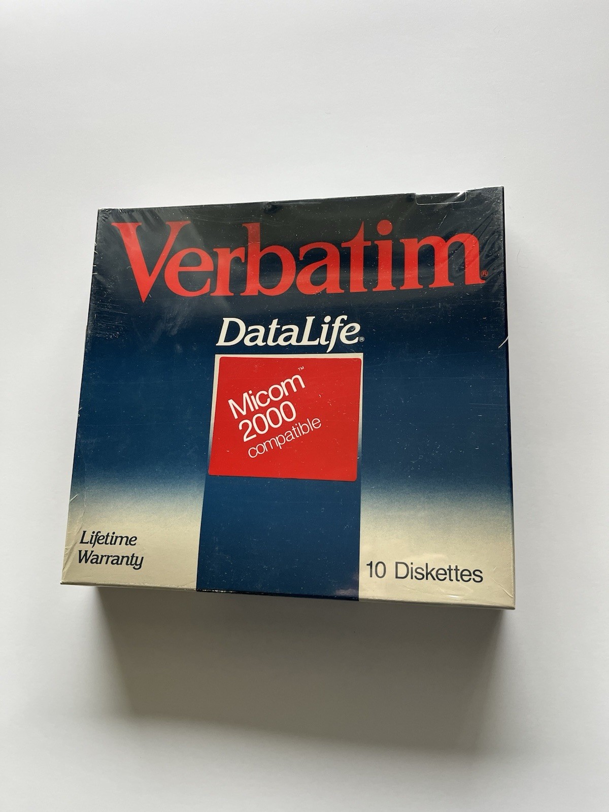 New Old Stock Verbatim DataLife 8" Floppy Disks Micom 2000 Compatible Box of 10