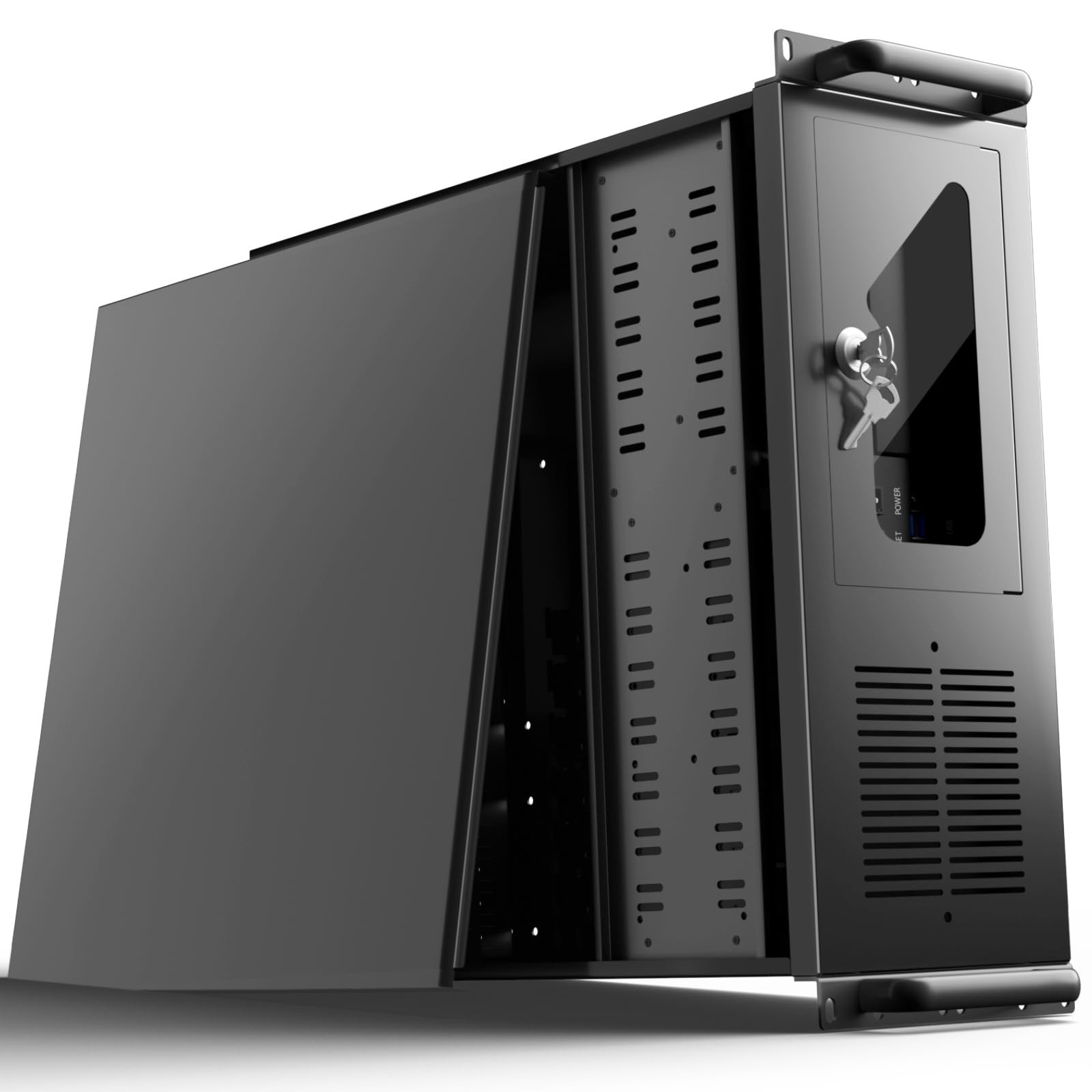 4U Rackmount Server Case with 7 PCI Slots, Multiple Drive Bays, USB 3.0 Ports