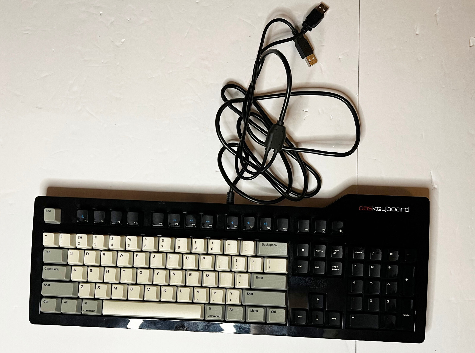 Das Keyboard Professional Mac Mechanical Keyboard DASK3PROMS1MACCLI W GRAY KEYS