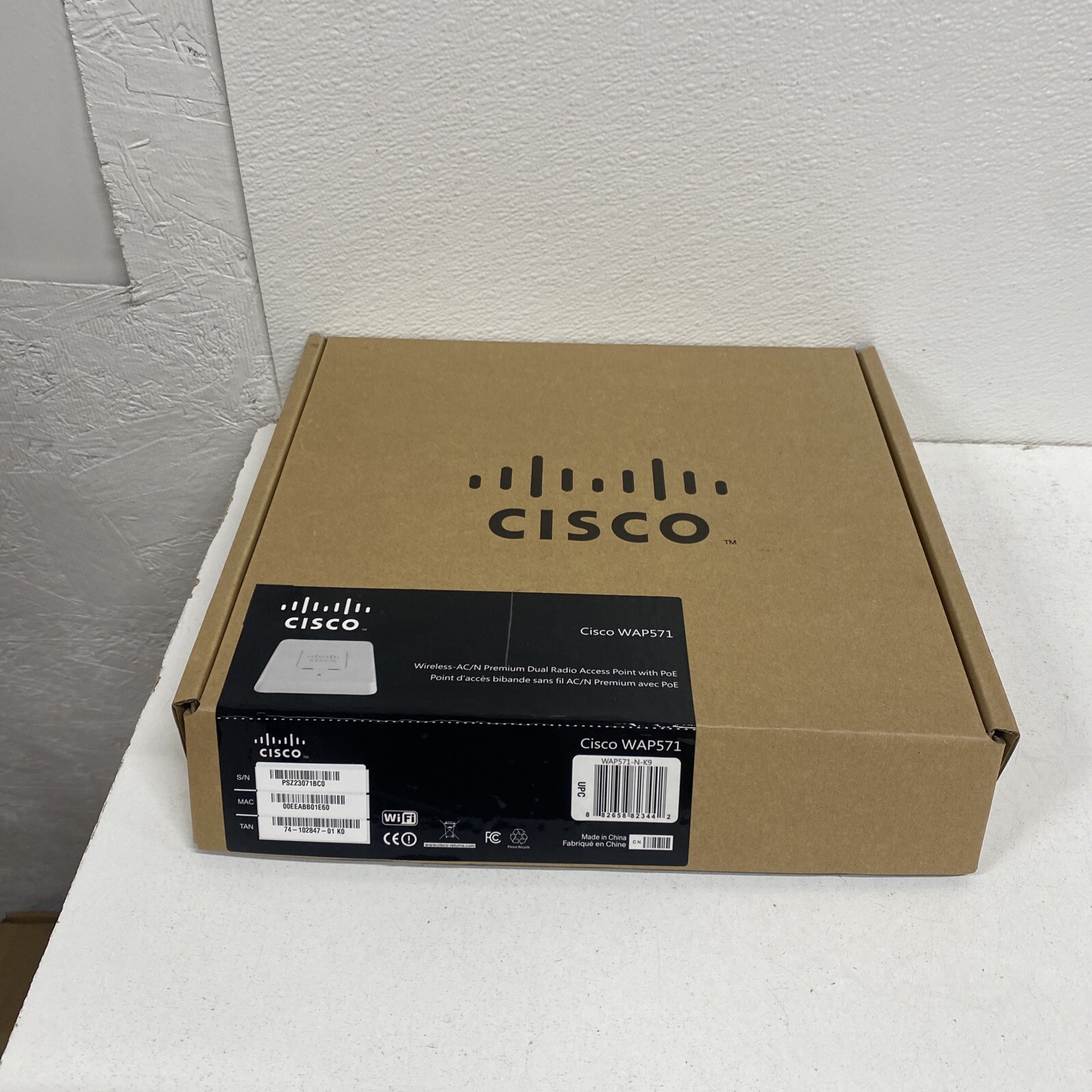 Cisco WAP571 Wireless-AC/N Premium Dual Radio Access Point with PoE #aa3