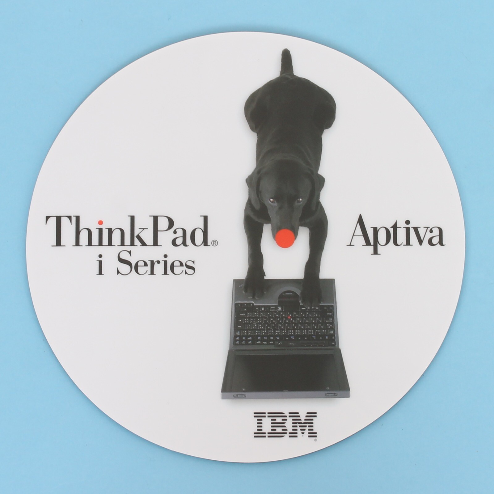 Genuine IBM Computer ‘ThinkPad’ i Series Aptiva Dog Mouse Pad 1990’s *BRAND NEW*