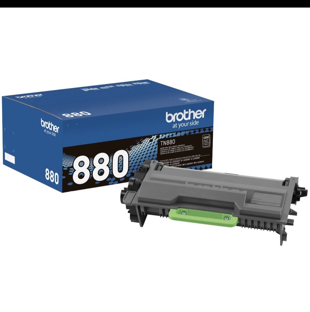 Brother TN880 Toner Cartridge – Open Box, Never Used, Genuine OEM 12000 pages