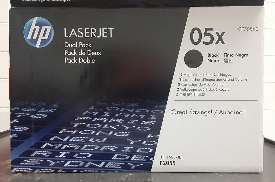 Lot Of 1 HP Laserjet P2055 05X  High Yield Black Toner 