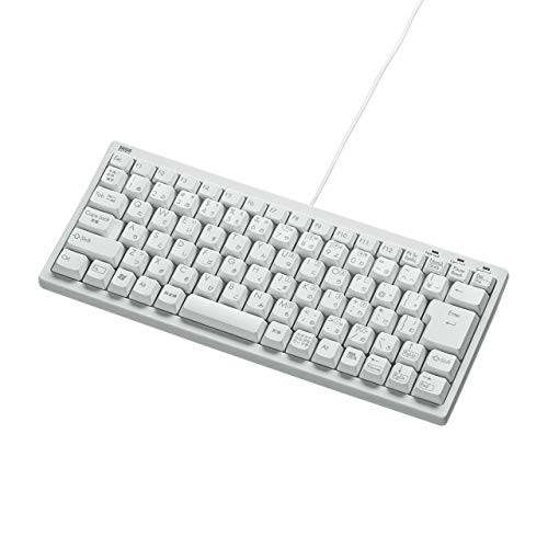 Sanwa Supply SKB-KG3WN2 Compact Wired Keyboard (No Numeric Keypad) USB