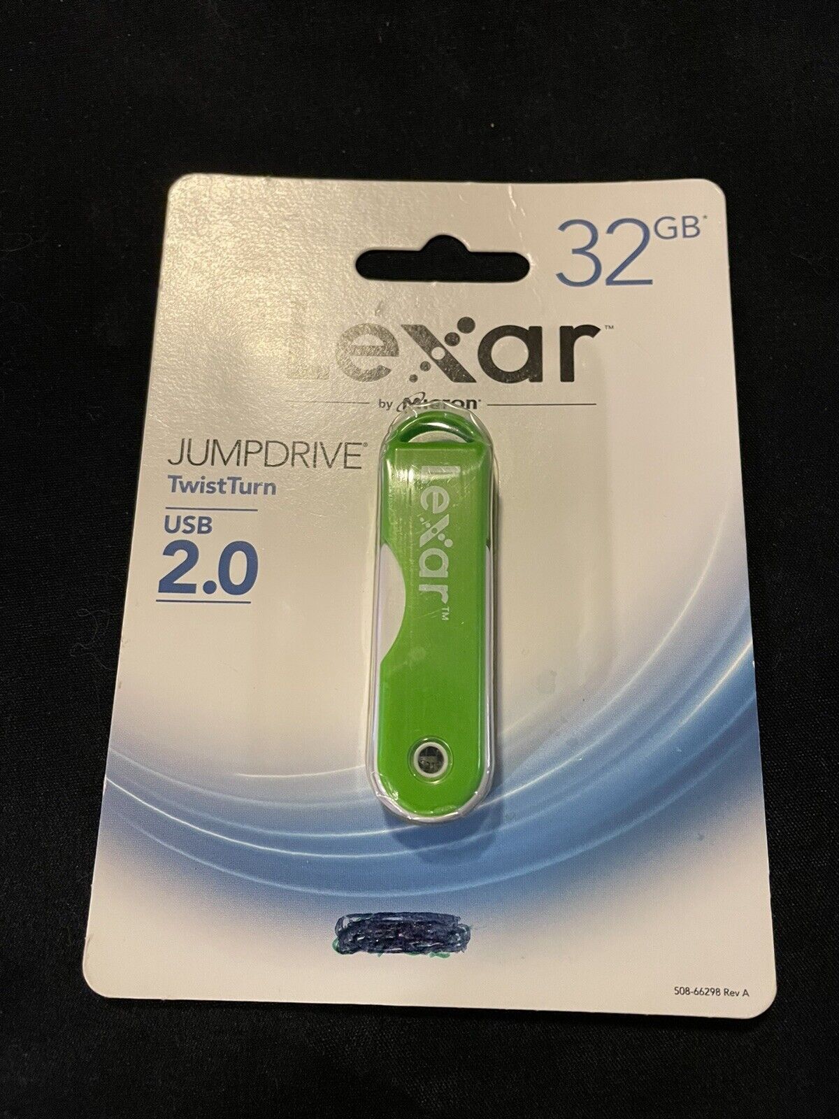 Lexar JumpDrive TwistTurn 32GB USB 2.0 Flash Drive, Lime Green