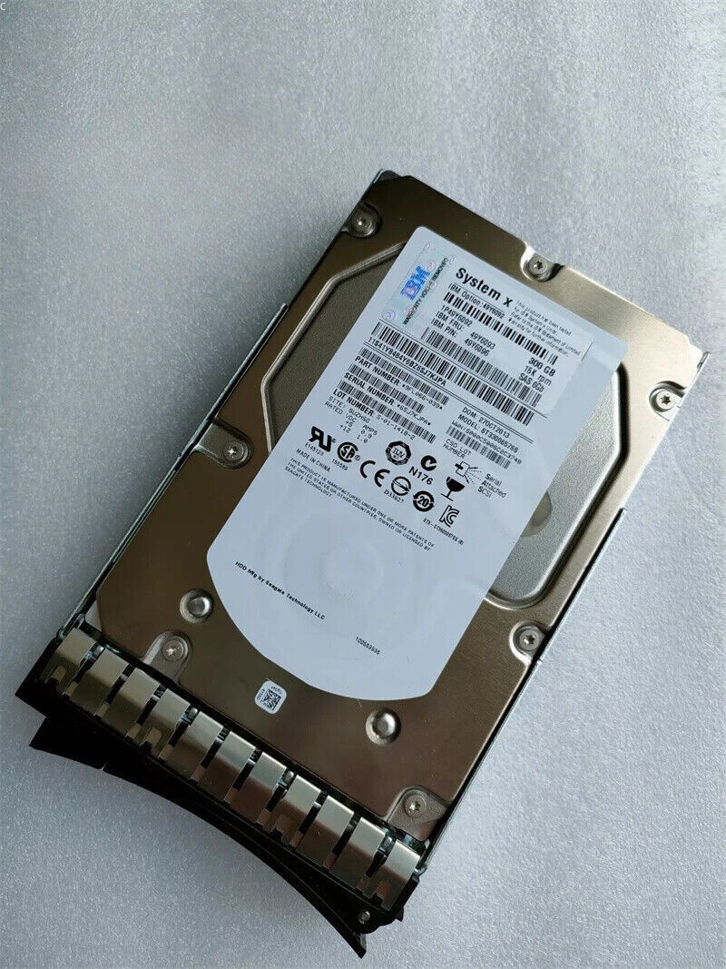 IBM 49Y6093 49Y6092 49Y6096 300GB 15K 6G 3.5" G2HS LFF SAS X3650 HARD DRIVE HDD