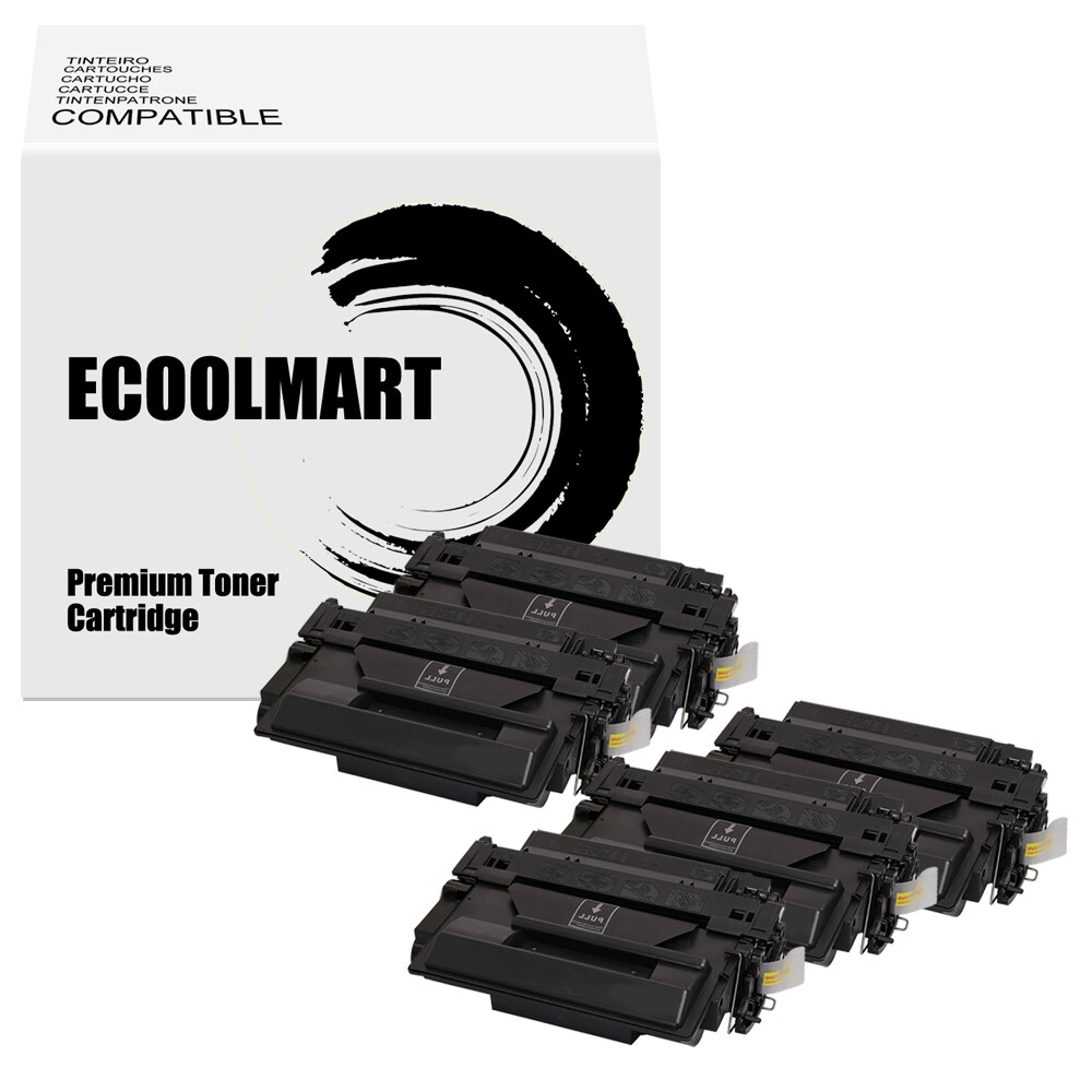 5BK Toner Cartridge replace for HP CE255A 55A Laserjet Enterprise P3015 P3015dn