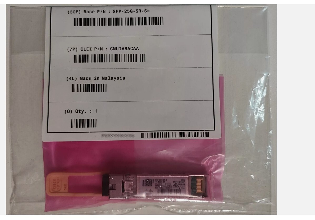 *Brand New* Cisco SFP-25G-SR-S 25GBase SR SFP Module SFP28 850nm 100m T