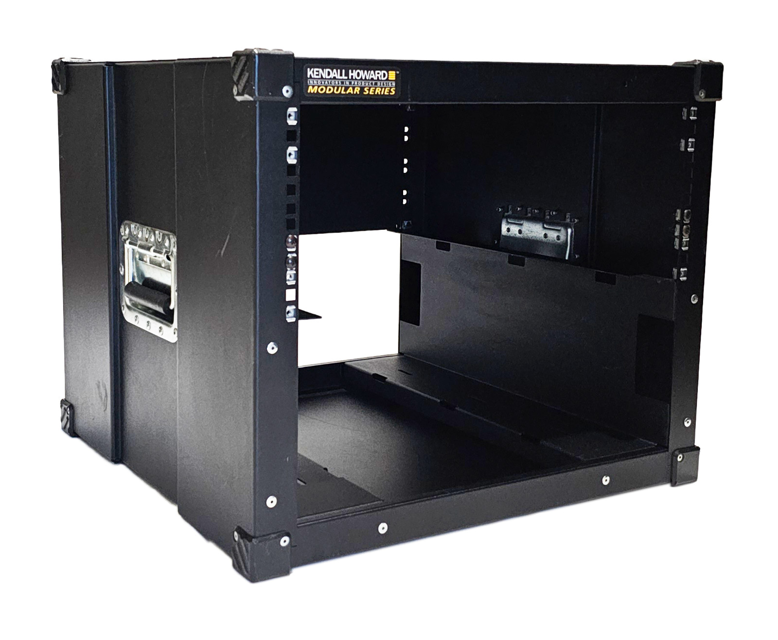 Kendall Howard 8U Portable Rack 1920-3-000-08A w/ Relocatable Power Tap