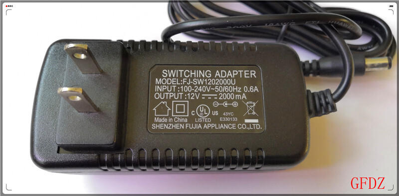 1PCS Genuine Fujia FJ-SW1202000U Switching Adapter 12V 2000mA Power Supply