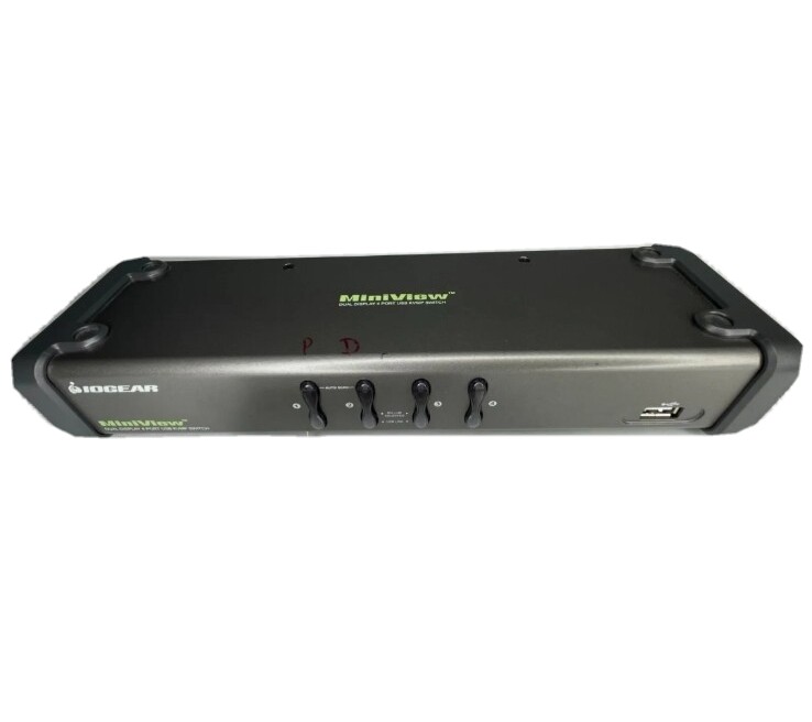 ATEN IOGEAR MiniView (GCS1744) 4-Ports Dual View External KVM/audio/USB switch