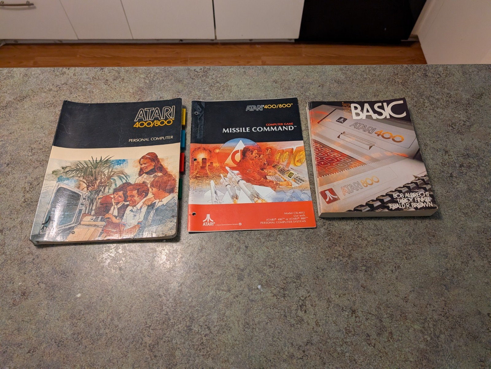 Vintage Original ATARI 400/800 Home Computer Manual System & Game Book Lot