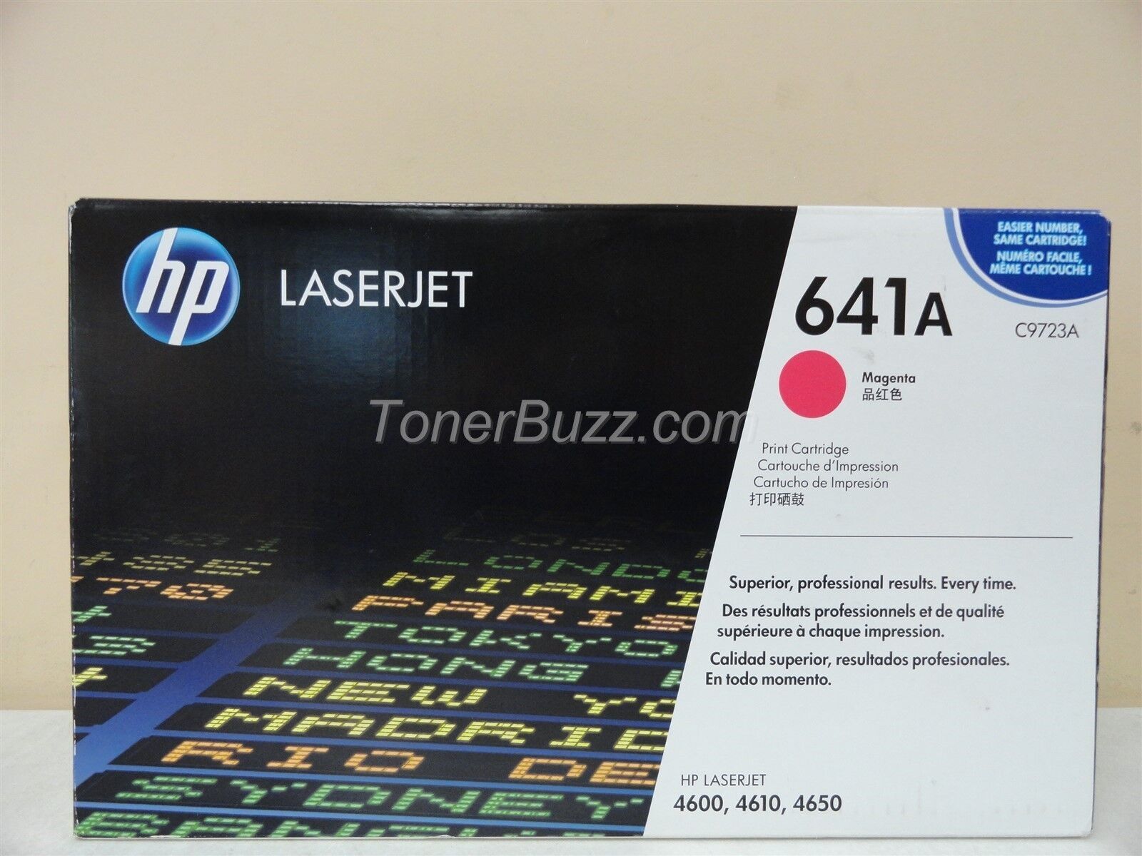 HP C9723A 641A Magenta LaserJet Toner Cartridge Sealed