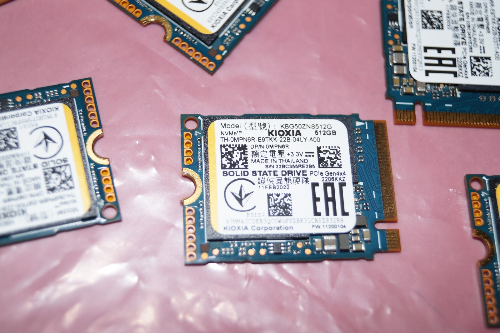 KIOXIA 512GB NVMe M.2 2230  SSD KBG50ZNS512G  512GB