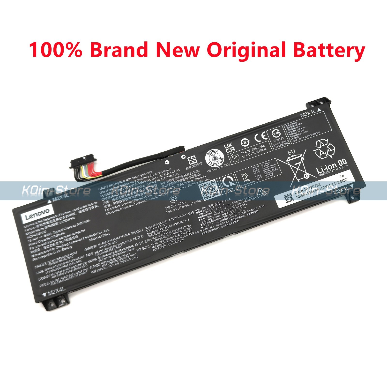 New Genuine L23D4PK4 OEM Battery for Lenovo LOQ 15IRX9 15AHP9 15ARP9 15i Gen 9