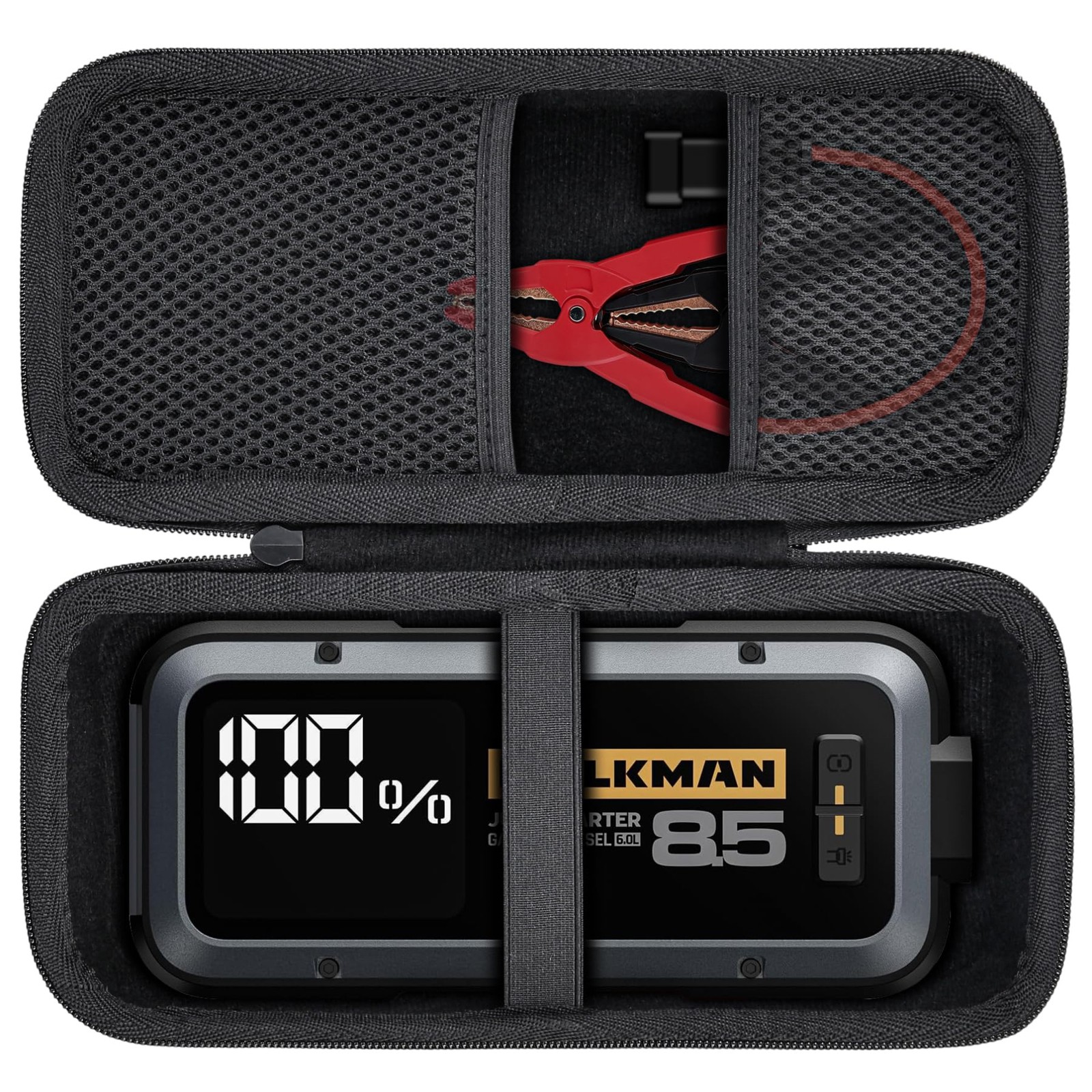 Aenllosi for HULKMAN Alpha85/Alpha85S/Alpha Pro Jump Starter Hard Carrying Case