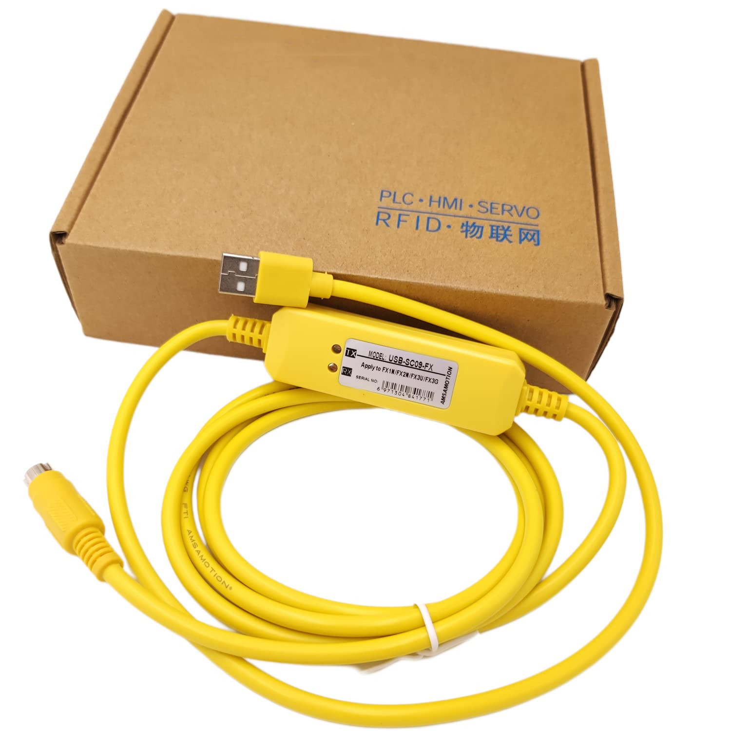 Programming Cable USB-SC09-FX Fit for FX1S/1N/2N/3U FX Series PLC Programming Ca